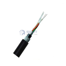 Wanbao China factory price of fiber optic cable 2~72 core with steel central strength member GYTA33